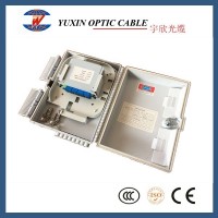 Plastic Metal 4 / 8 / 12 / 16 / 24 / 48 Cores Optic Terminal Box Optical Fiber Waterproof Distribution Box with PLC